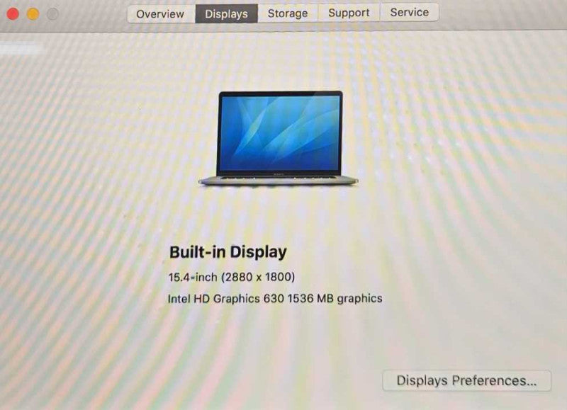 2017 MacBook Pro i7-7820HQ @ 2.90GHz 16GB RAM TouchBar )