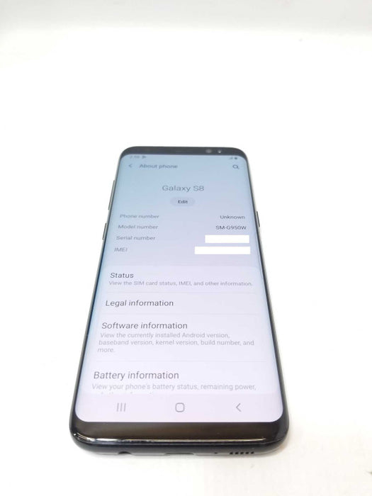 Samsung Galaxy S8 (SM-G950W) 32GB Unlocked **READ** Q_
