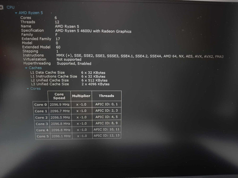 Lenovo ThinkPad E14 14\\" AMD Ryzen 5 4500U 8GB DDR4 512GB SSD $