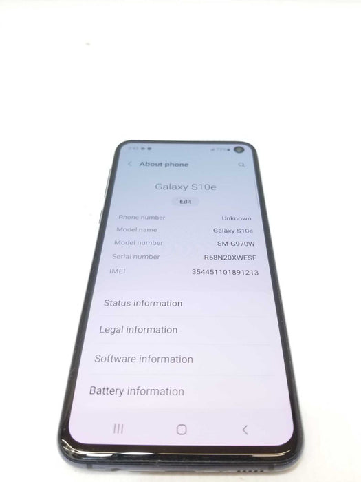 Samsung Galaxy 10e (SM-G970W) 128GB Unlocked  _