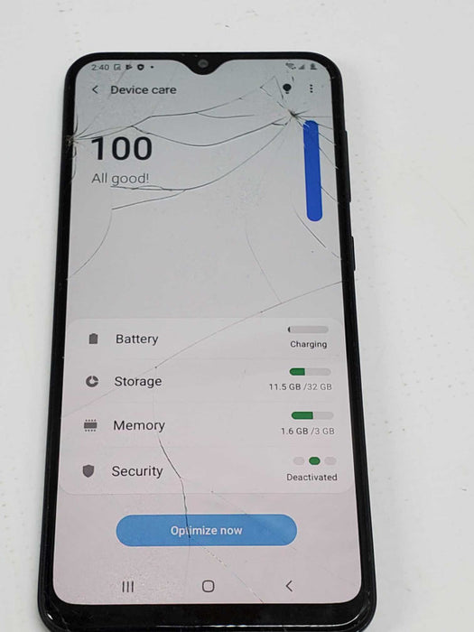 Samsung Galaxy A20 (SM-A205W) 32GB, Unlocked, Read _