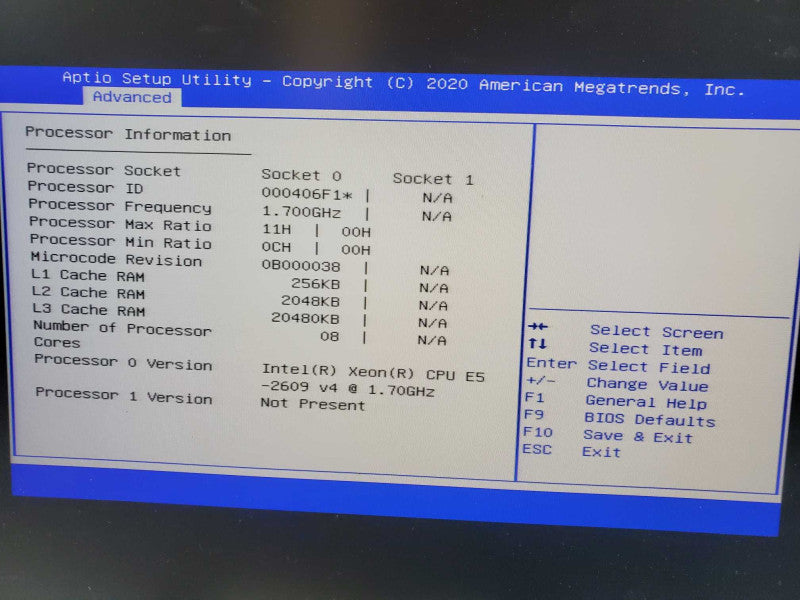 Cisco UCS C220 M4 Server, Xeon E5-2609(v4) 1.7GHz/16GB DDR4, NO HDDs/RAID ~