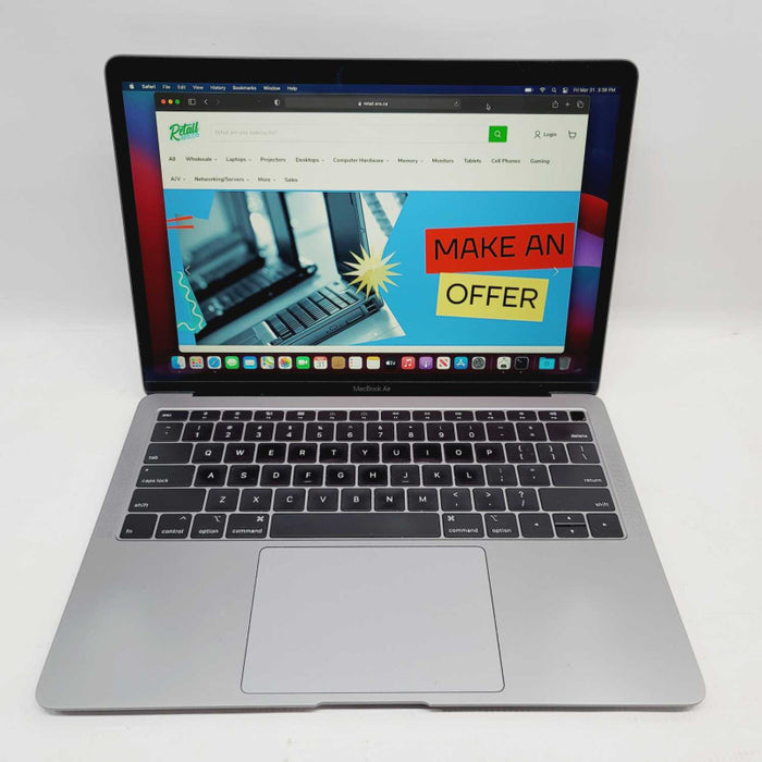 MacBook Air Retina 13-inch 2018 with i5-8210Y CPU 16GB RAM & 250GB Storage =