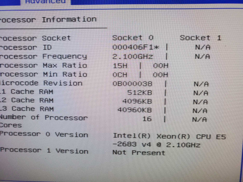 Cisco UCS C220 M4 Intel Xeon E5-2683(v4) 2.1GHz/16GB DDR4, NO HDDs/RAID ~