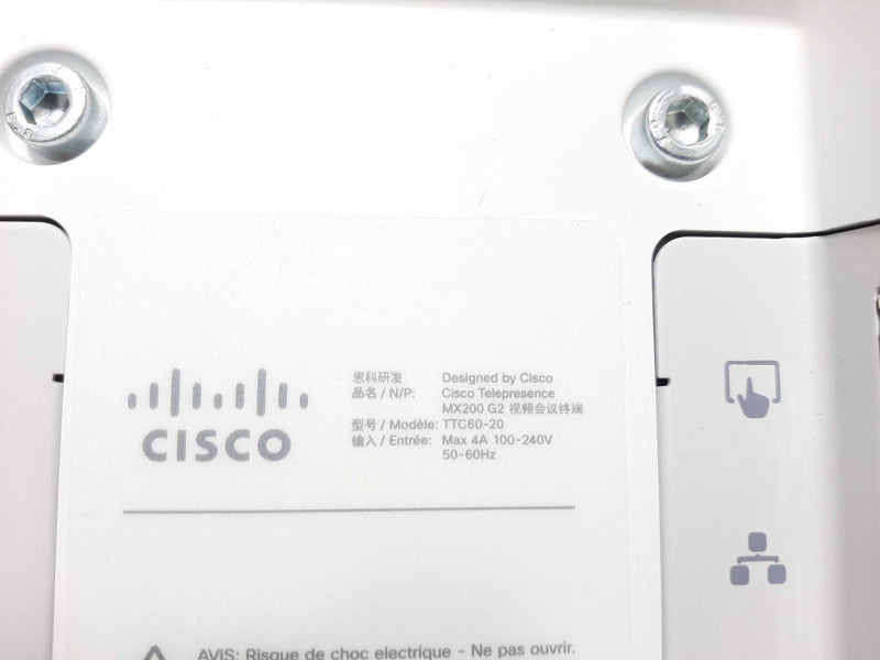 Cisco TelePresence MX200 G2 TTC60-20 Video Conferencing Monitor READ $