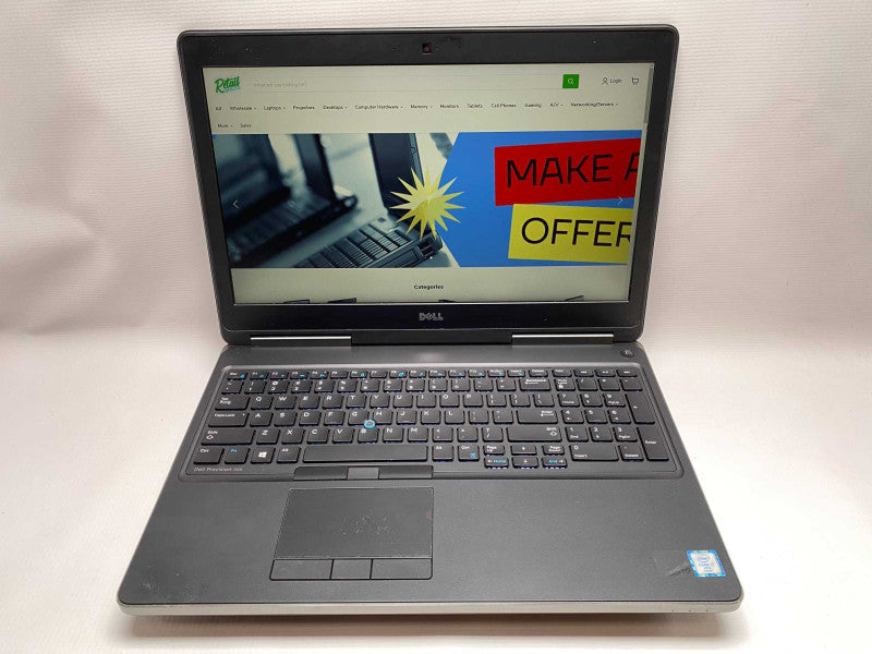 DELL Precision 7510 15.5\\" with i7-6820HQ CPU 16GB RAM & 1TB Hard Drive READ  -