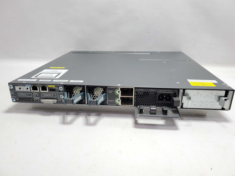 Cisco WS-C3750X-24P-S 3750X PoE+ 24 Port Ethernet Switch W/ 1x PSU ~