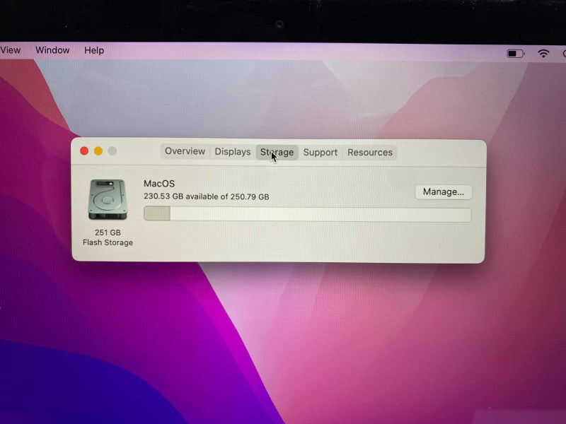 MacBook Pro Retina 13-inch Early 2015 with i5-5257U CPU 8GB RAM 250GB Storage -