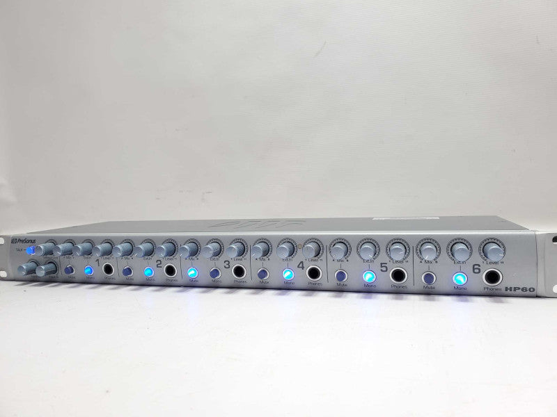 PreSonus HP60 6CH Headphone Amplifier, Powers ON, AS-IS ~