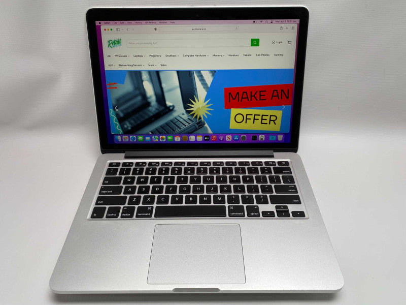 MacBook Pro Retina 13-inch Early 2015 with i5-5257U CPU 8GB RAM 250GB  -