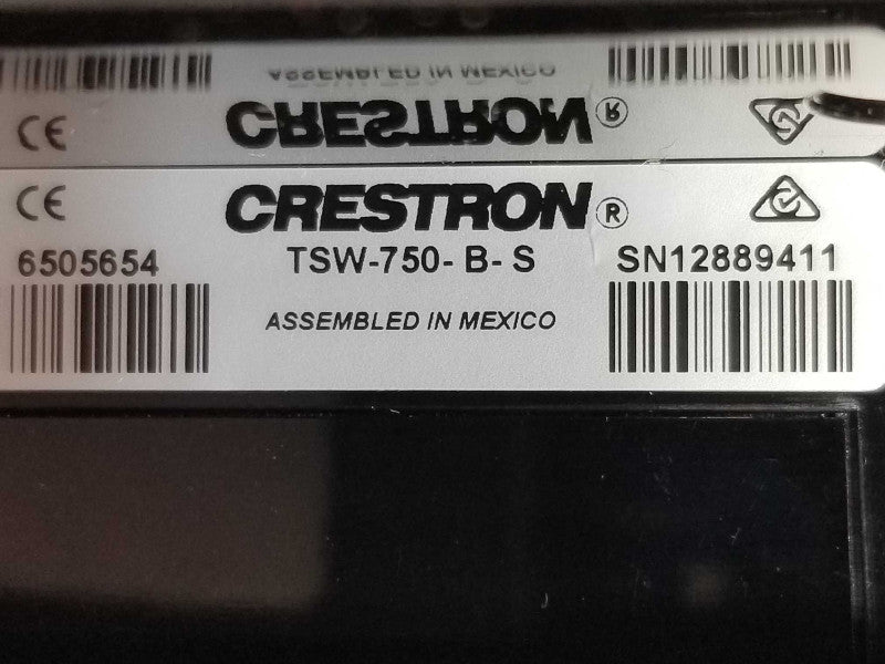 Crestron TSW-750-B-S 7\\" Wall Mount Touchscreen Control Panel w/ Stand _