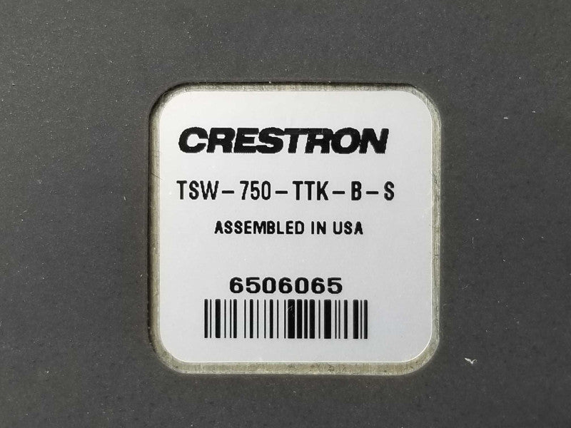 Crestron TSW-750-B-S 7\\" Wall Mount Touchscreen Control Panel w/ Stand _
