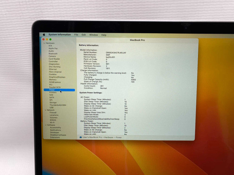 MacBook Pro Touchbar 15-inch 2018 with i7-8850H CPU 16GB RAM & 500GB Storage  -