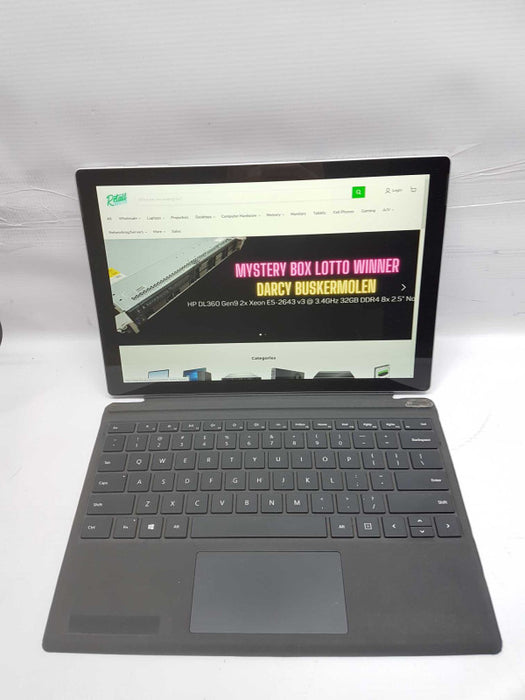 Microsoft Surface Pro 1807 i5-7300U @ 2.60ghz / 4gb ram / 128gb SSD #