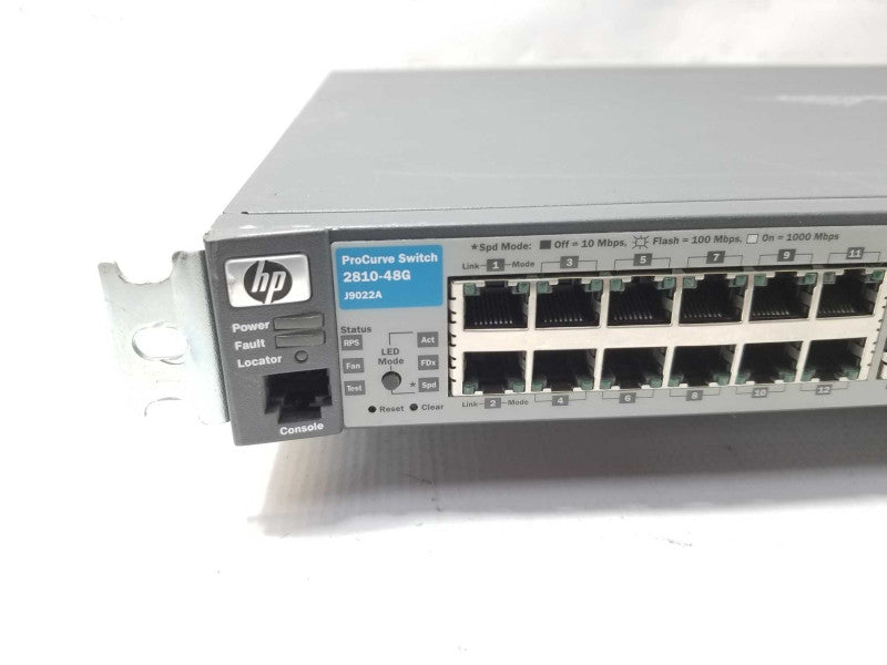 HP ProCurve Switch 2810-48G 48x 1GbE 4x SFP 1GbE J9022A _