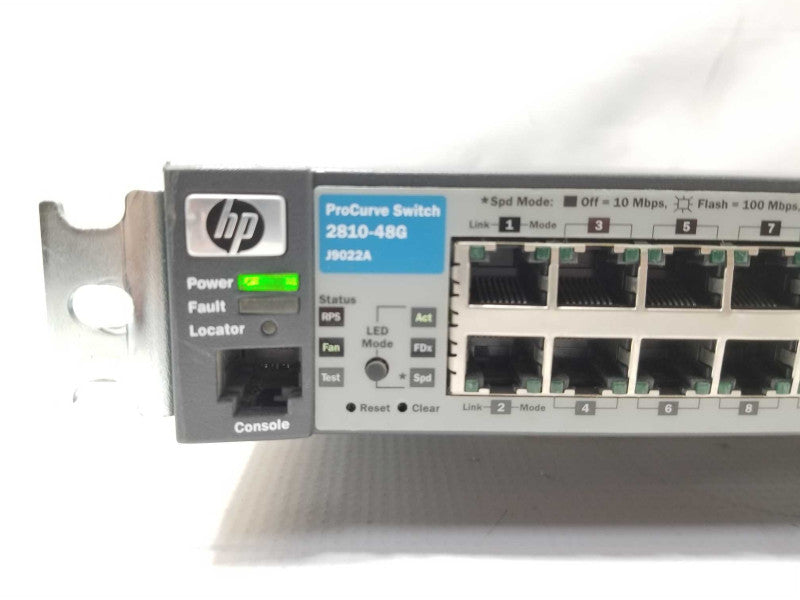 HP ProCurve Switch 2810-48G 48x 1GbE 4x SFP 1GbE J9022A _