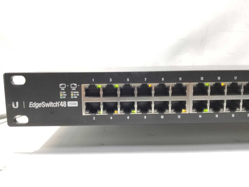 Ubiquiti EdgeSwitch ES-48-750W PoE SFP+ Network Switch, Read _
