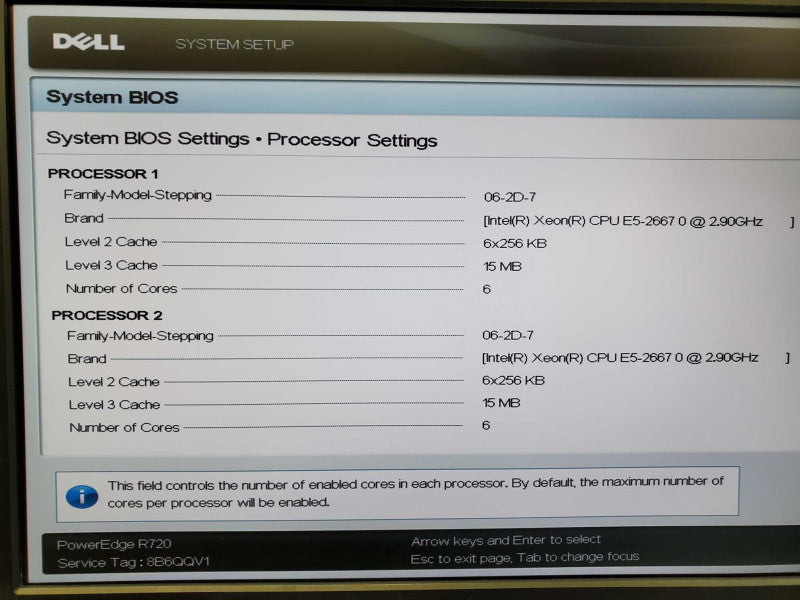 Dell PowerEdge R720 2x Xeon E5-2667 @ 2.9GHz 96GB DDR3 8x 3.5\\" No HDD/Raid (