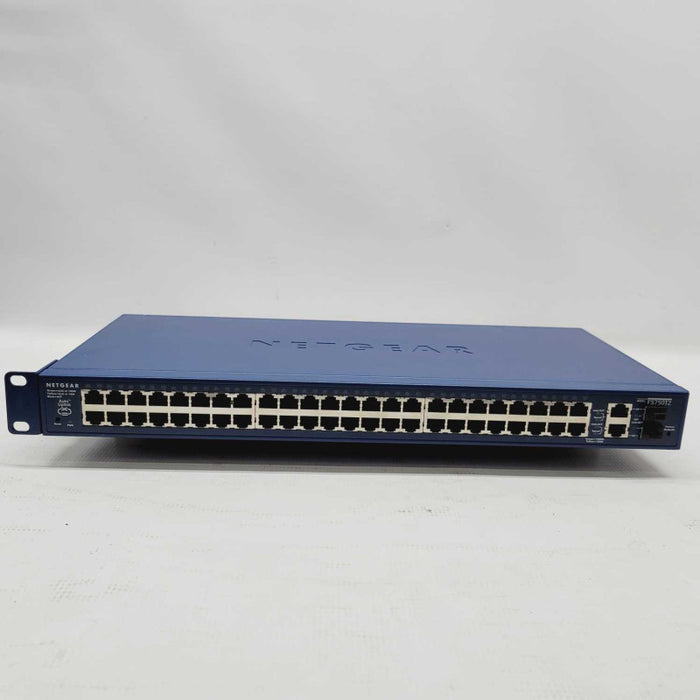 NETGEAR PROSAFE FS750T2 48 PORT 10/100 SMART SWITCH GIGABIT UPLINK SFP =