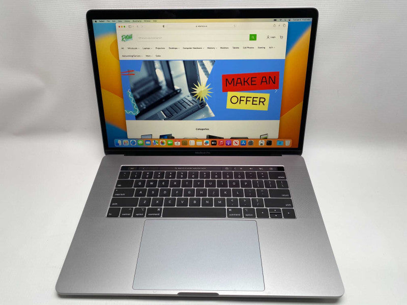 MacBook Pro TouchBar 15-inch 2019 with i9-9880H CPU 16GB RAM & 500GB Storage  -
