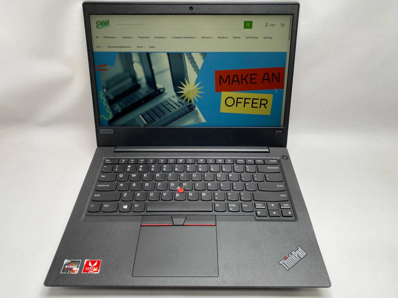 Lenovo ThinkPad E495 with AMD Ryzen 5 3500U CPU 8GB RAM & 512GB SSD Storage  -