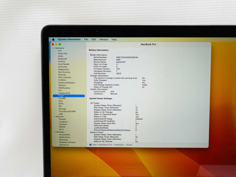 MacBook Pro 15-inch TouchBar 2017 with i7-7700HQ CPU 16GB RAM & 250GB READ  -