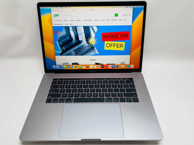 MacBook pro 15-inch TouchBar 2017 with i7-7820HQ CPU 16GB RAM & 1TB Storage  -