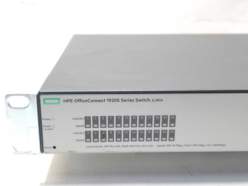 HP JL381A OfficeConnect 1920S 24Port Gigabit Switch with 2 x Gb SFP _