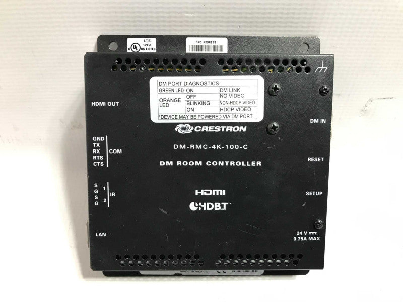 Crestron DM-RMC-4K-100-C DM ROOM Controller, No AC Adapter _