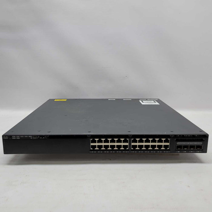 Cisco WS-C3650-24PD-L 24 Port PoE+ 3650 2X10G Gigabit Switch =