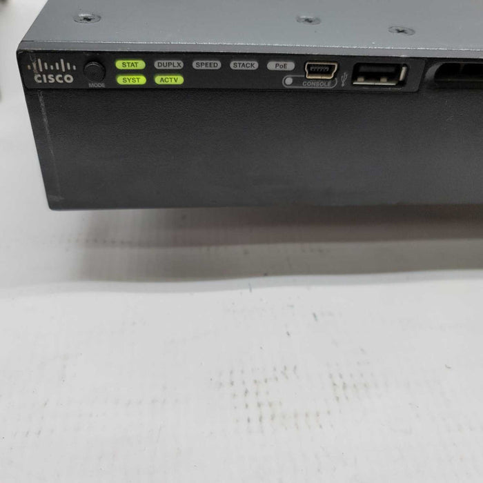 Cisco WS-C3650-24PD-L 24 Port PoE+ 3650 2X10G Gigabit Switch =