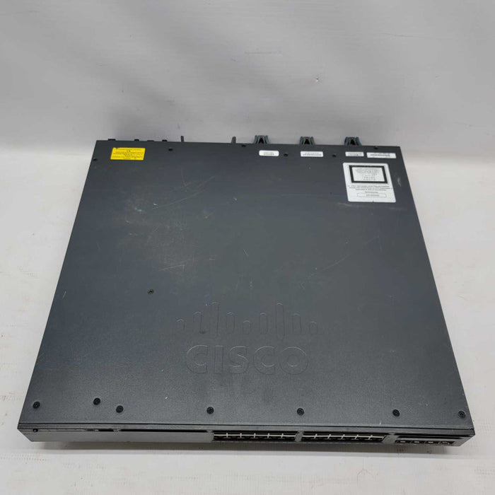 Cisco WS-C3650-24PD-L 24 Port PoE+ 3650 2X10G Gigabit Switch =