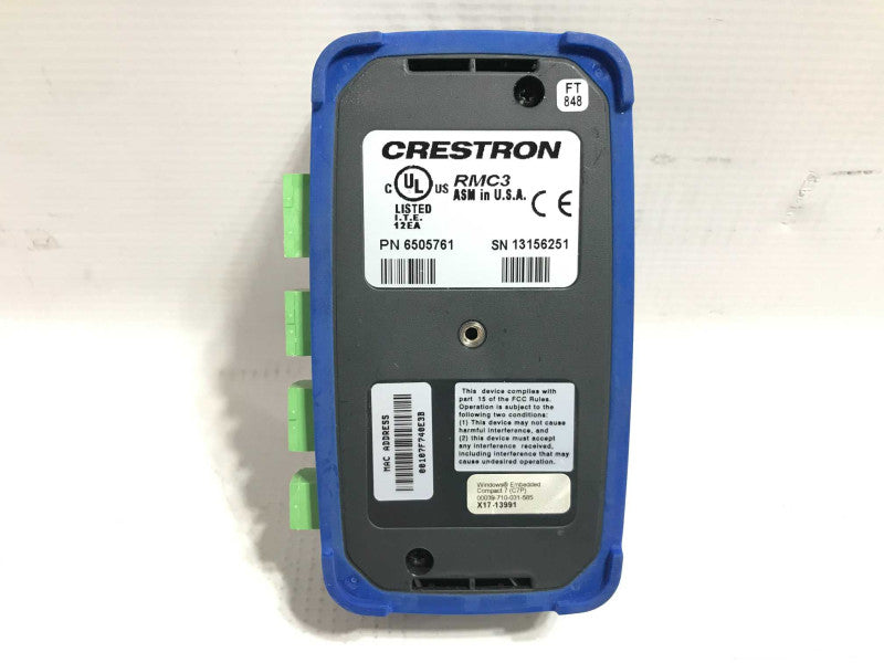 Crestron RMC3, Room Media Controller PoE _