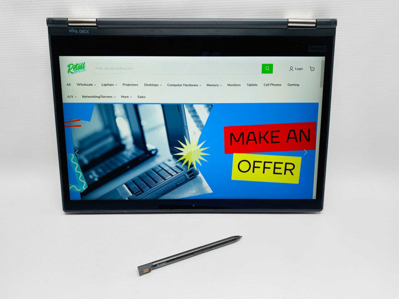 Lenovo ThinkPad X380 Yoga with i5-8350U CPU 16GB RAM & 256GB READ -