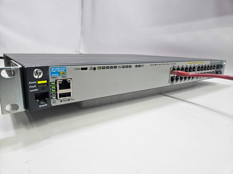 HP Procurve J9727A 2920-24G 24 Port PoE Gigabit Switch )