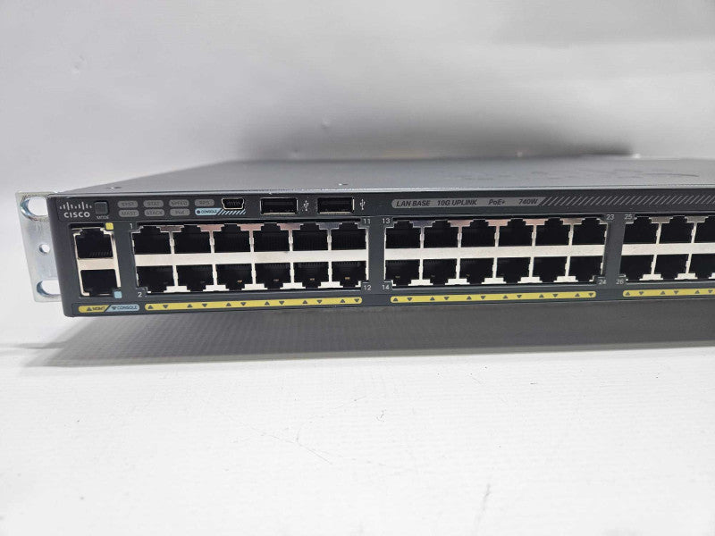Cisco WS-C2960X-48FPD-L POE 10G SFP+ w/C2960X-Stack )