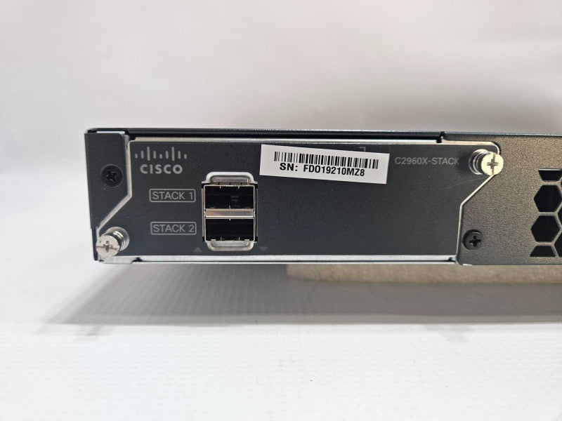 Cisco WS-C2960X-48FPD-L POE 10G SFP+ w/C2960X-Stack )