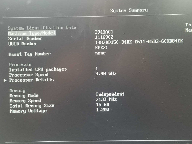 Lenovo System X3250 M6 1x Xeon E3-1230v5 3.40GHz, 16GB RAM, 2x PSU, M1215 _