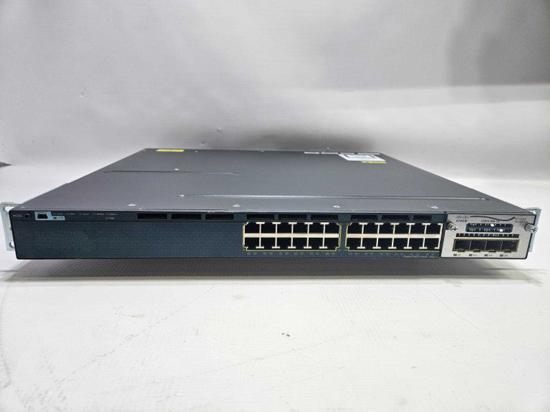 Cisco WS-C3560X-24P-L 24-Port PoE+ Gigabit Network Switch Q)