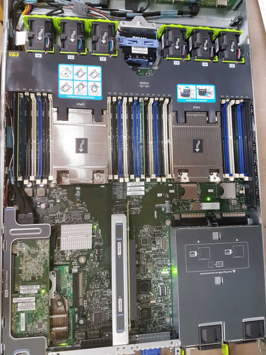 CISCO C220 M4 2x Xeon E5-2690 V4 @ 2.60ghz / 16gb ram / UCSC-MRAID12G #\t #