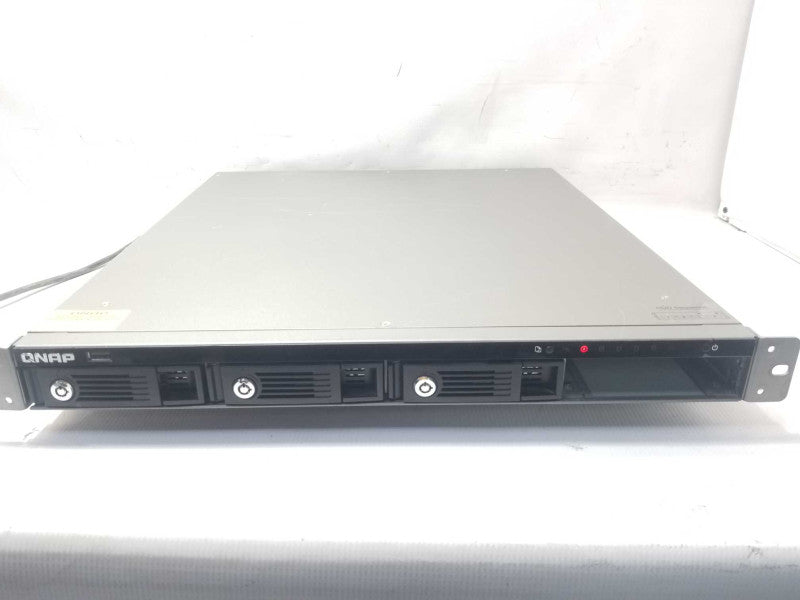 QNAP TS-420U Network Attached Storage 4 Bay 3x HDD Trays, Read _
