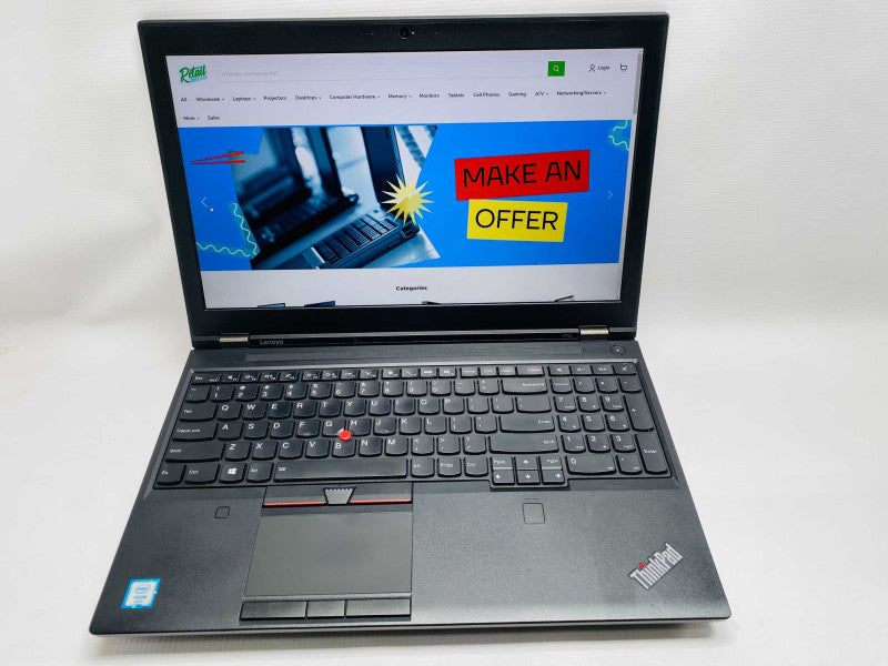 Lenovo ThinkPad P50 with Xeon E3-1505M v5 CPU 16GB RAM 512GB NVMe Storage  -