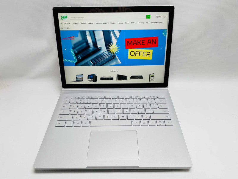 Surface Book 2 with i7-8650U CPU 16GB RAM & 512GB Storage  -