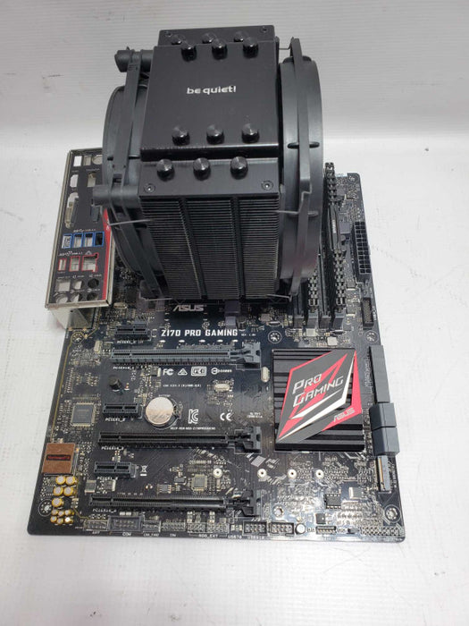Asus Z170 Pro Gaming w/ i7-7700k 4.2GHz/ 16GB DDR4. Be Quite! Heatsink ~