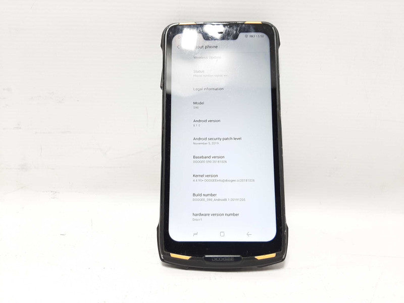 Doogee S90 Rugged Smartphone 128GB Black/Yellow Unlock $