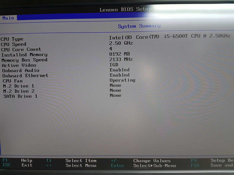 Lenovo Thinkcenter M710Q SFF i5-6500T @ 2.50ghz / 8gb ram / READ #