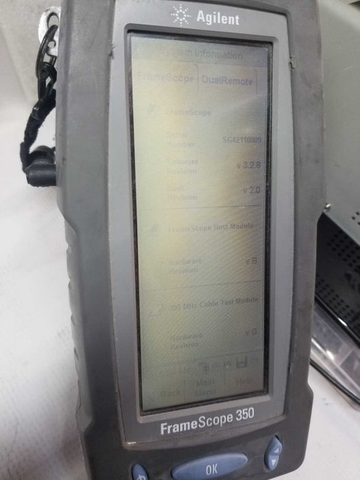 Agilent Framescope 350 Wirescope Cable Tester Analyzer _