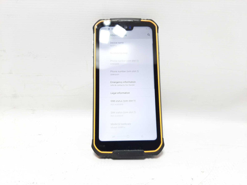 Doogee S68 Pro Rugged Smartphone 128GB Black/Yellow Unlock READ $ $
