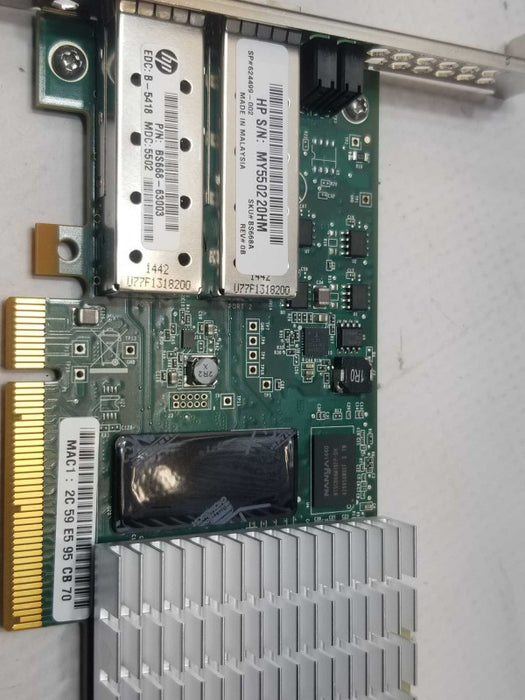 HP QLE8242-HP 2-Port 10GbE FC Ethernet Network Adapter  _