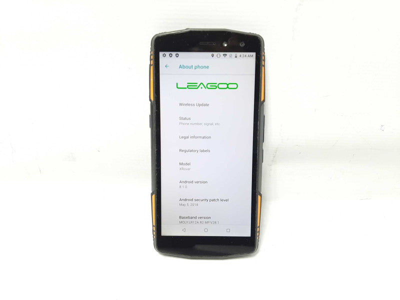 Leagoo XRover Rugged Smartphone 128GB Black/Orange - Unlock $
